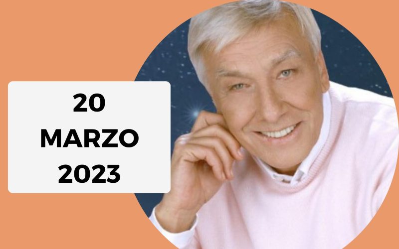 Oroscopo Branko oggi 20 marzo 2023